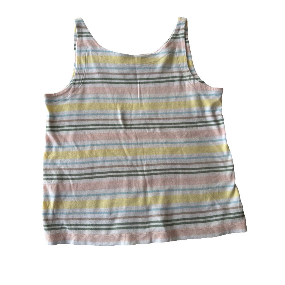 Haven Well Within‎ Tank top Size S Stripped 100% Cotton Sleeveless